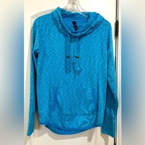 Heathered Aqua hoodie size medium
